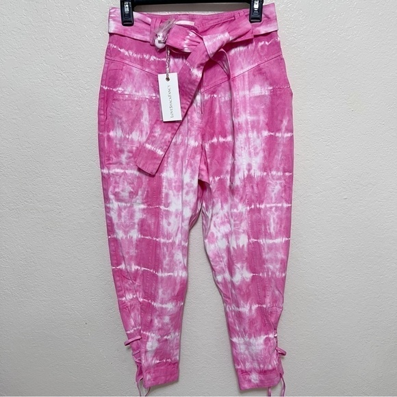 NEW Loveshackfancy Tao Pant HIBISCUS HAND DYE size 4 - Picture 6 of 13